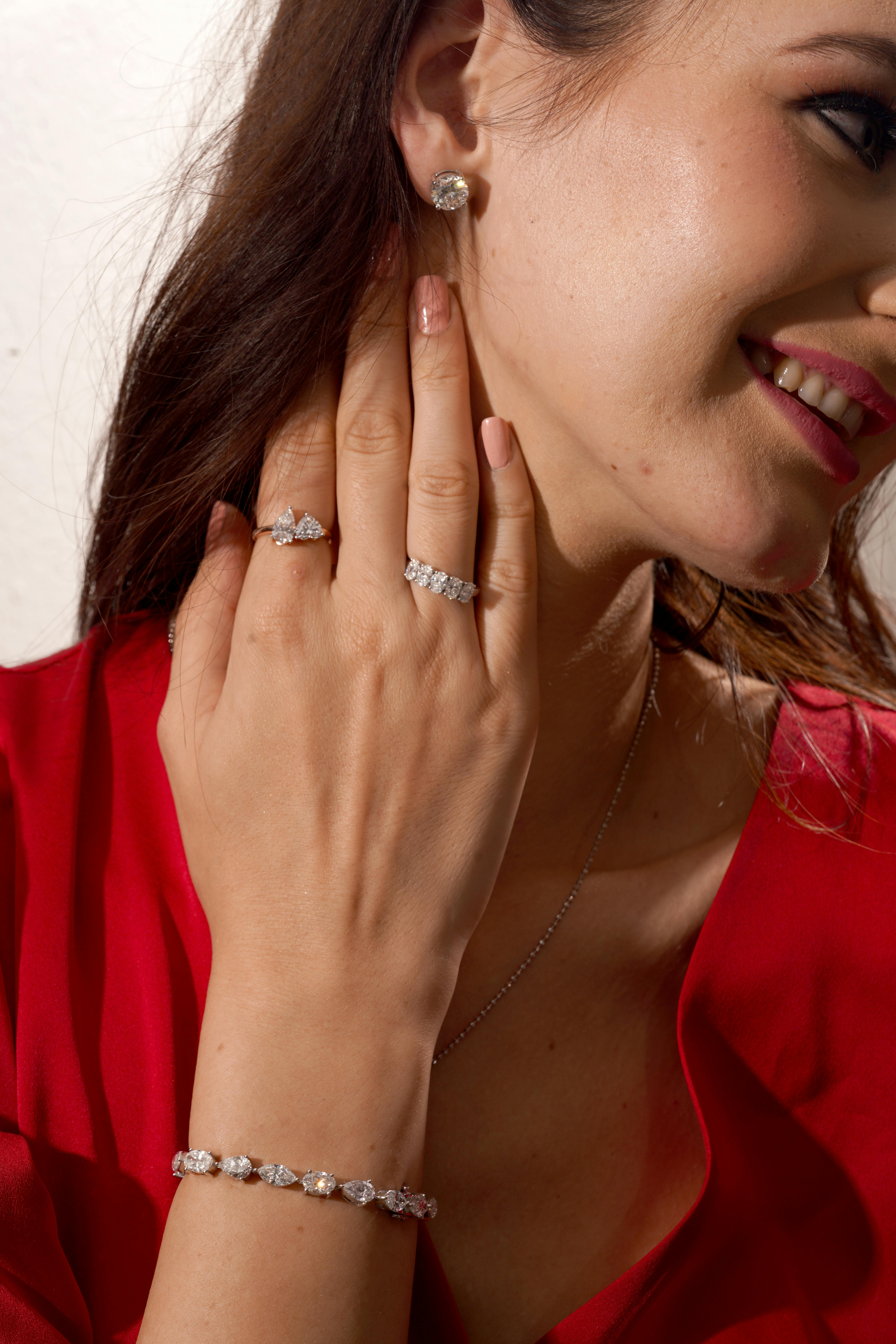 Purple gemstone ring